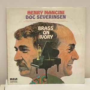 2/$15 Henry Mancini Doc Severinsen “Brass On Ivory” vintage vinyl LP (1972)